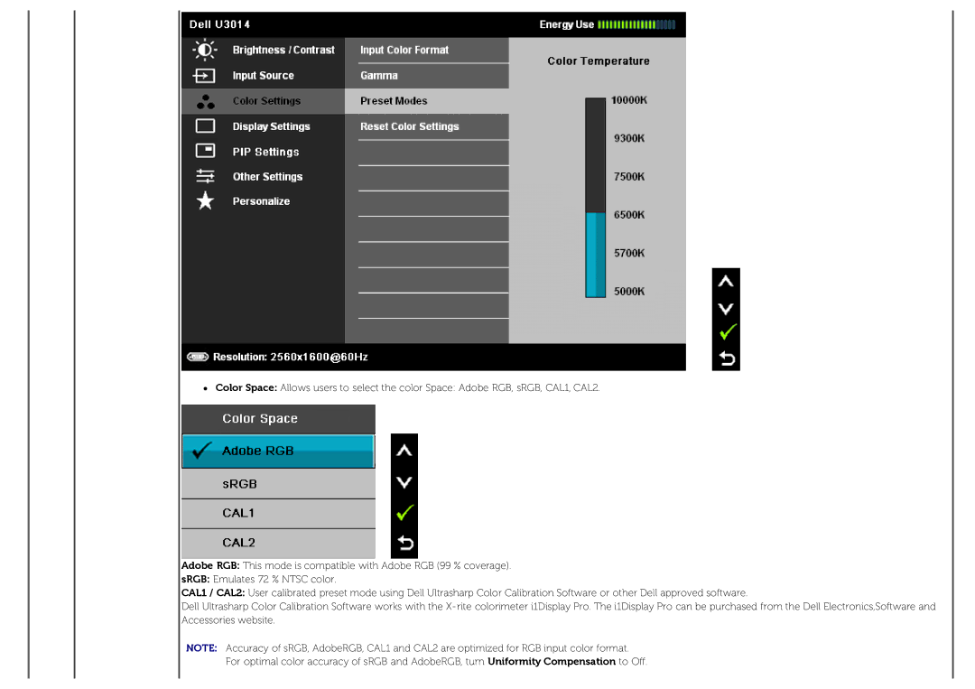 Dell U3014 manual 