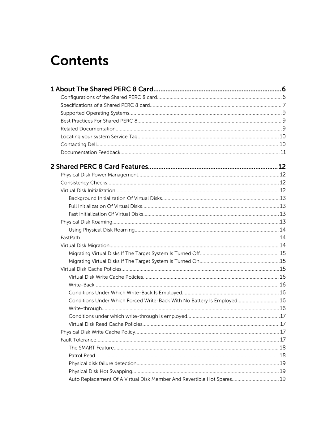 Dell UCPM-800 manual Contents 