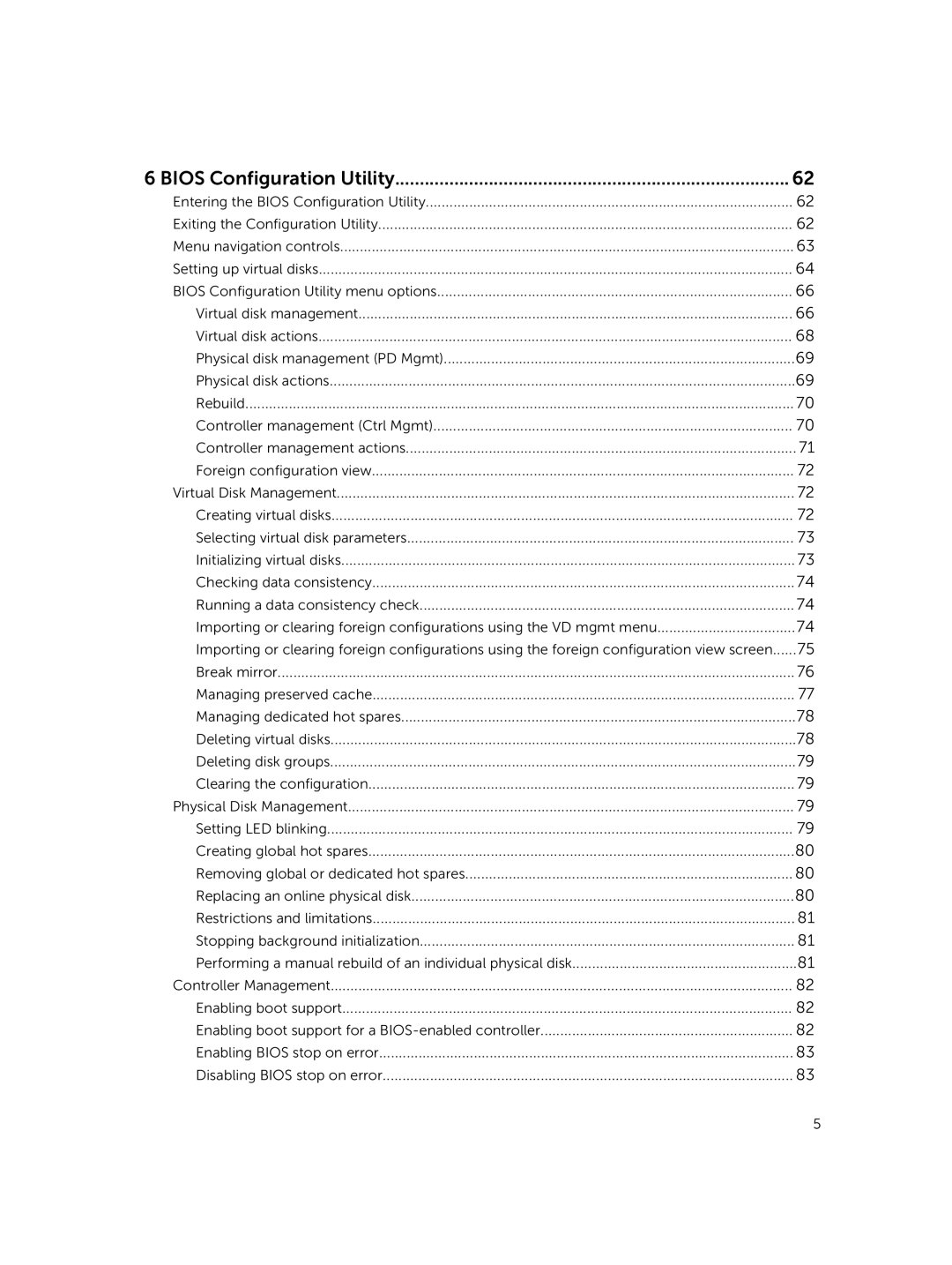 Dell and UCPE-900, UCSE-900, UCSA-901, UCPA-901, UCSB-900, UCPB-900 manual Bios Configuration Utility 