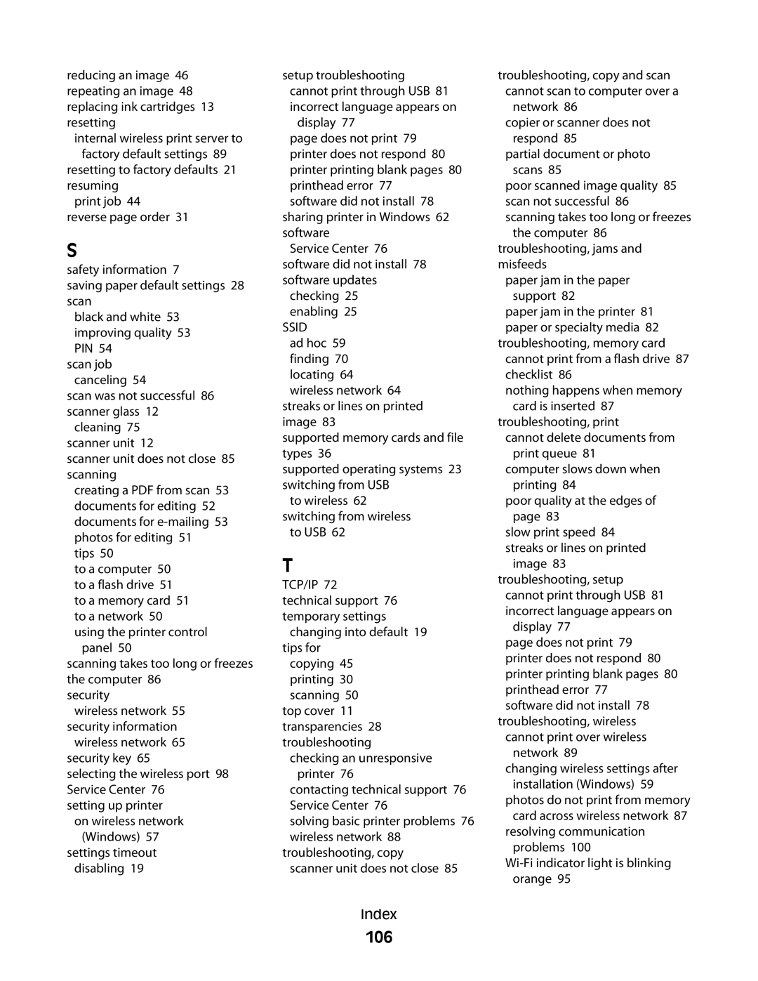 Dell V310 manual 106, Ssid 