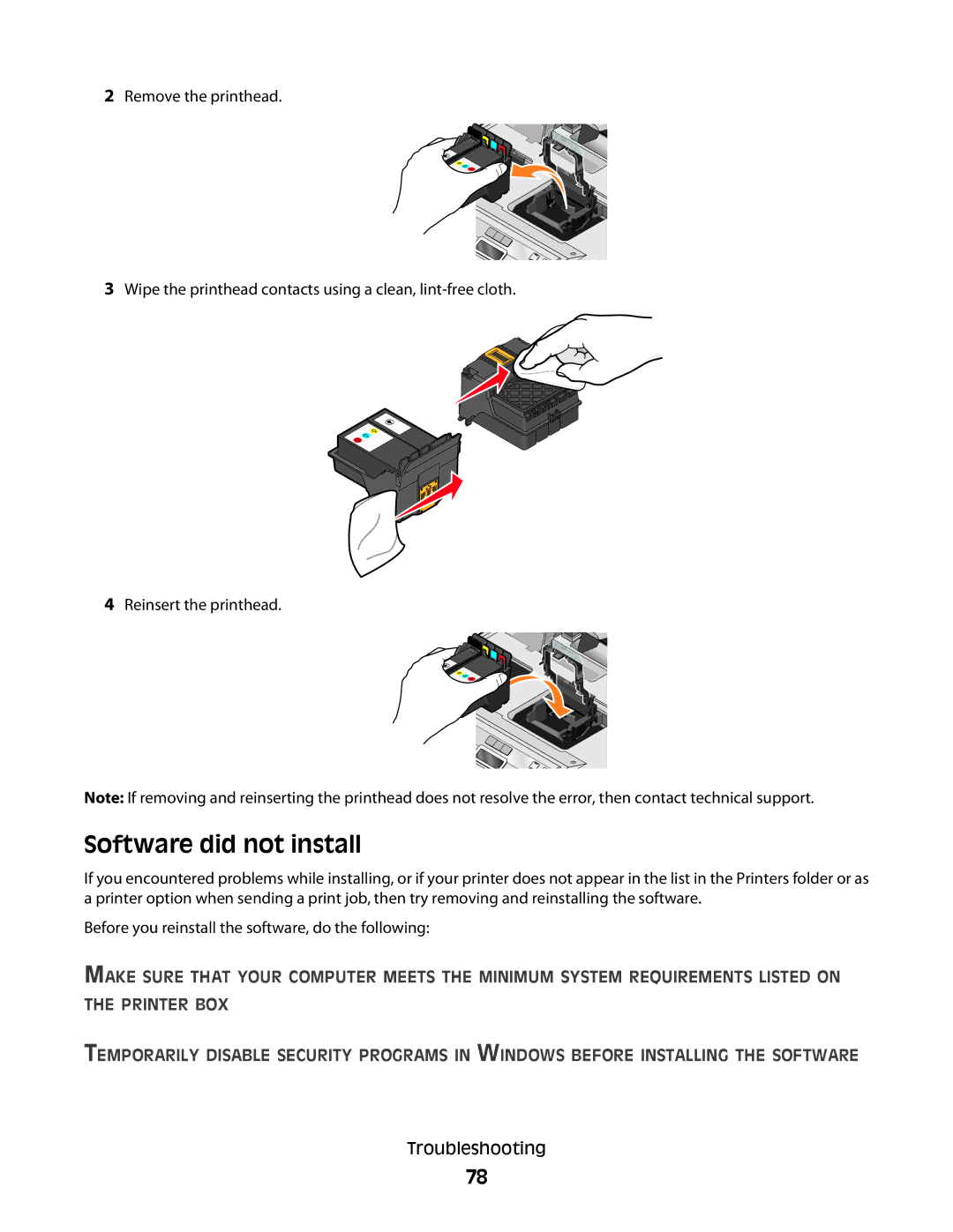 Dell V310 manual Software did not install 