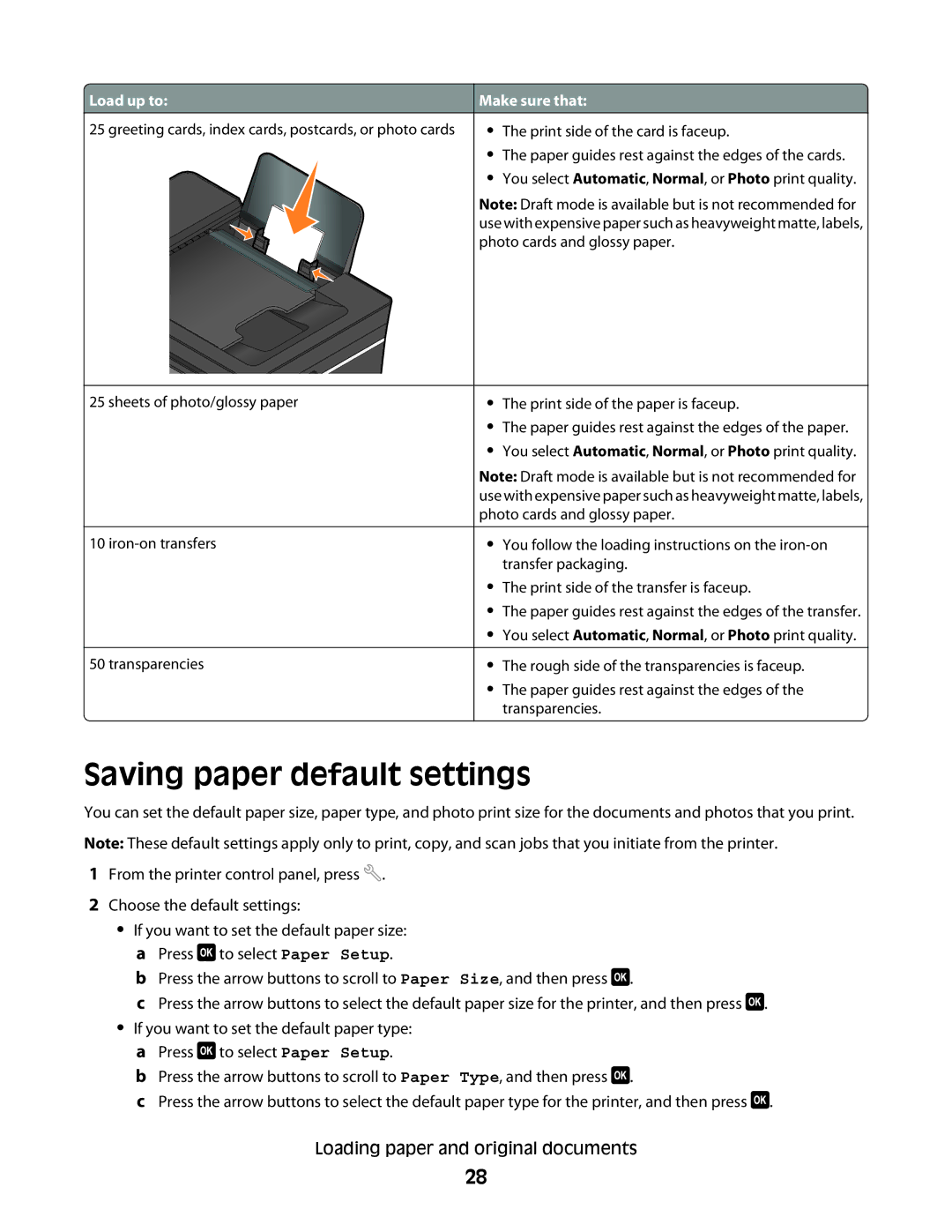 Dell V515W, 6dw, 2dw, 4443 manual Saving paper default settings 