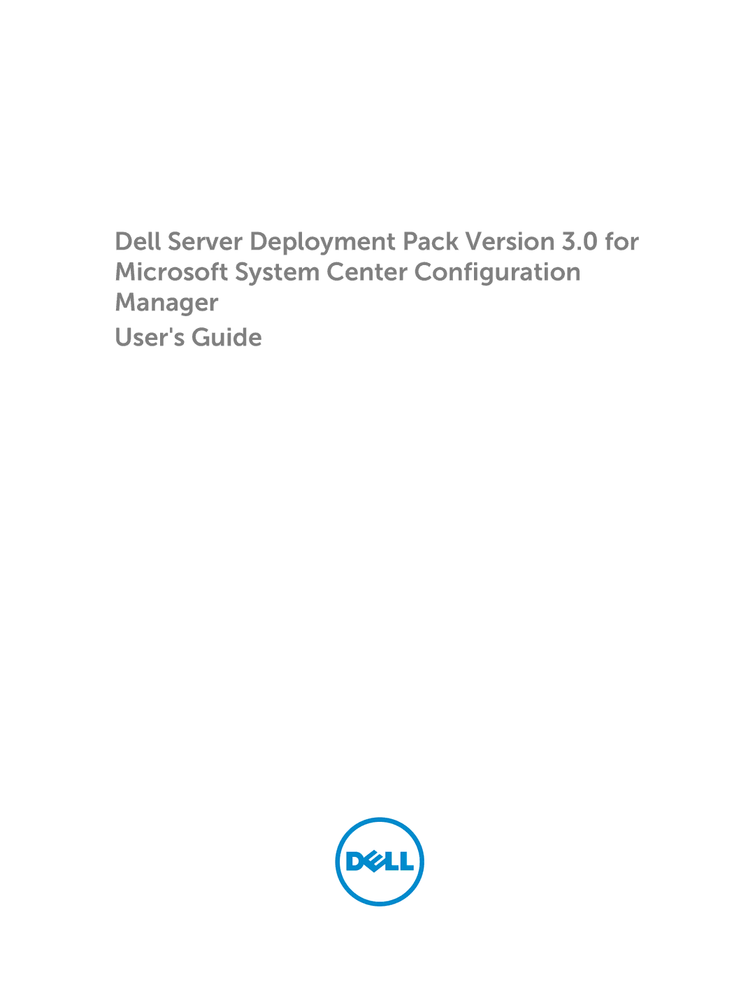 Dell version 3.0 manual 