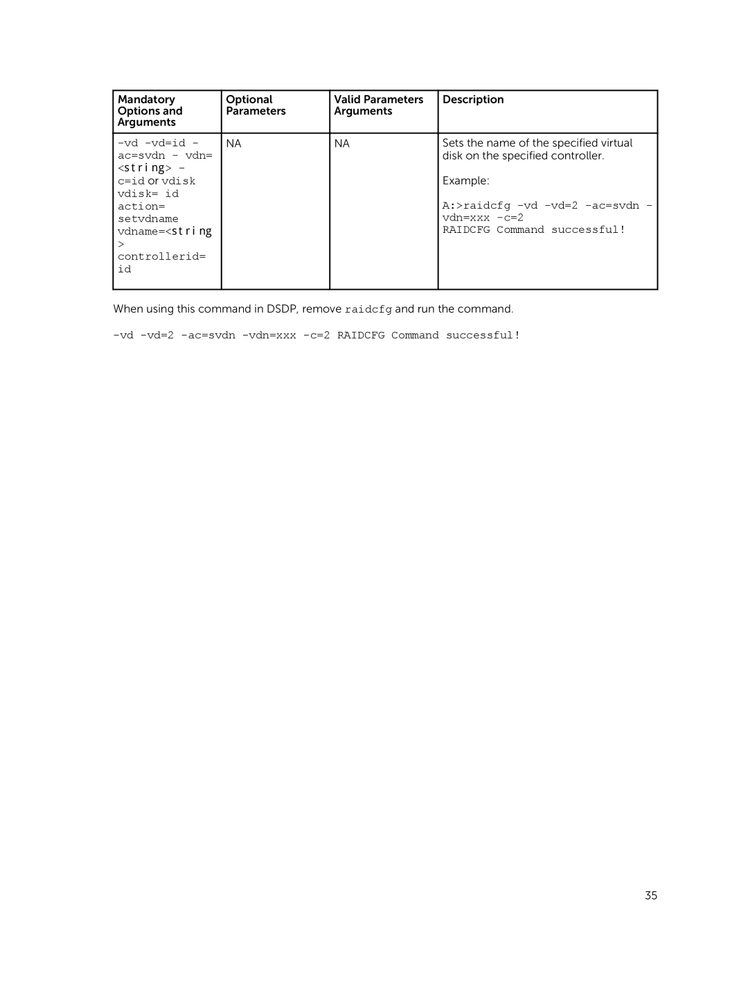 Dell version 3.0 manual String 