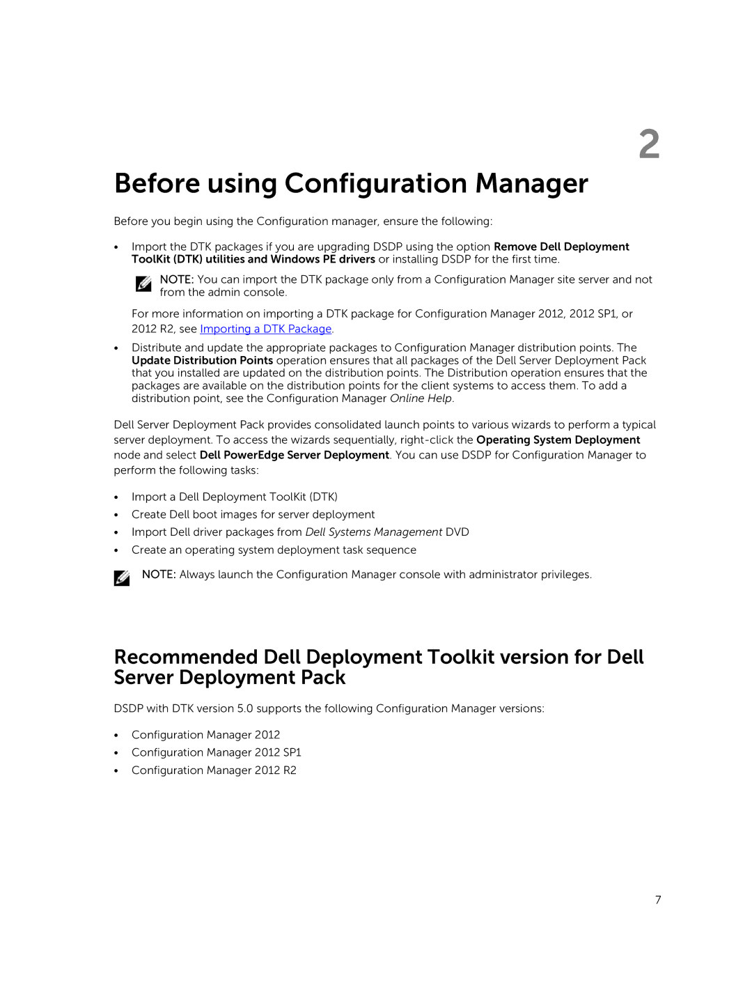 Dell version 3.0 manual Before using Configuration Manager 