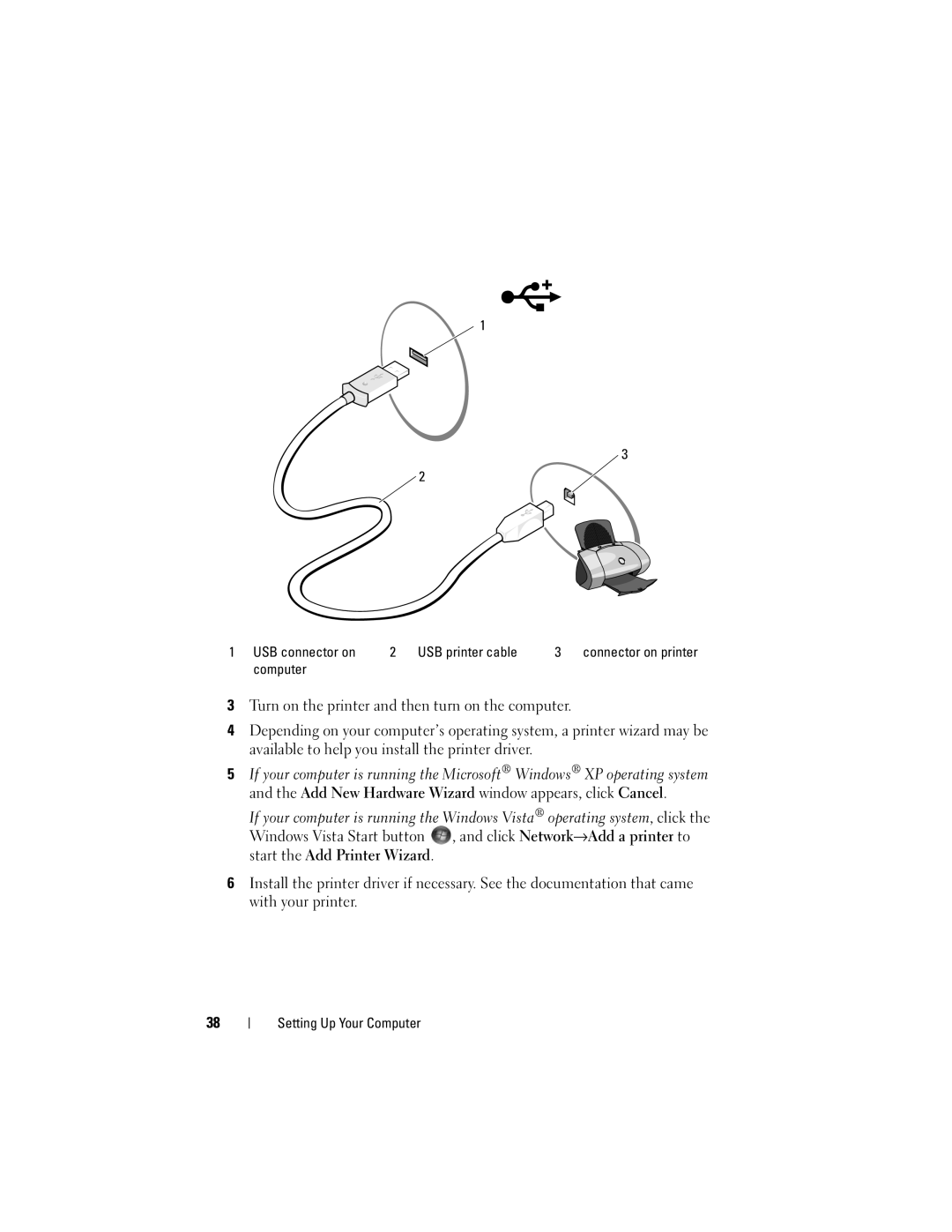 Dell Vostro 1000 owner manual Setting Up Your Computer 