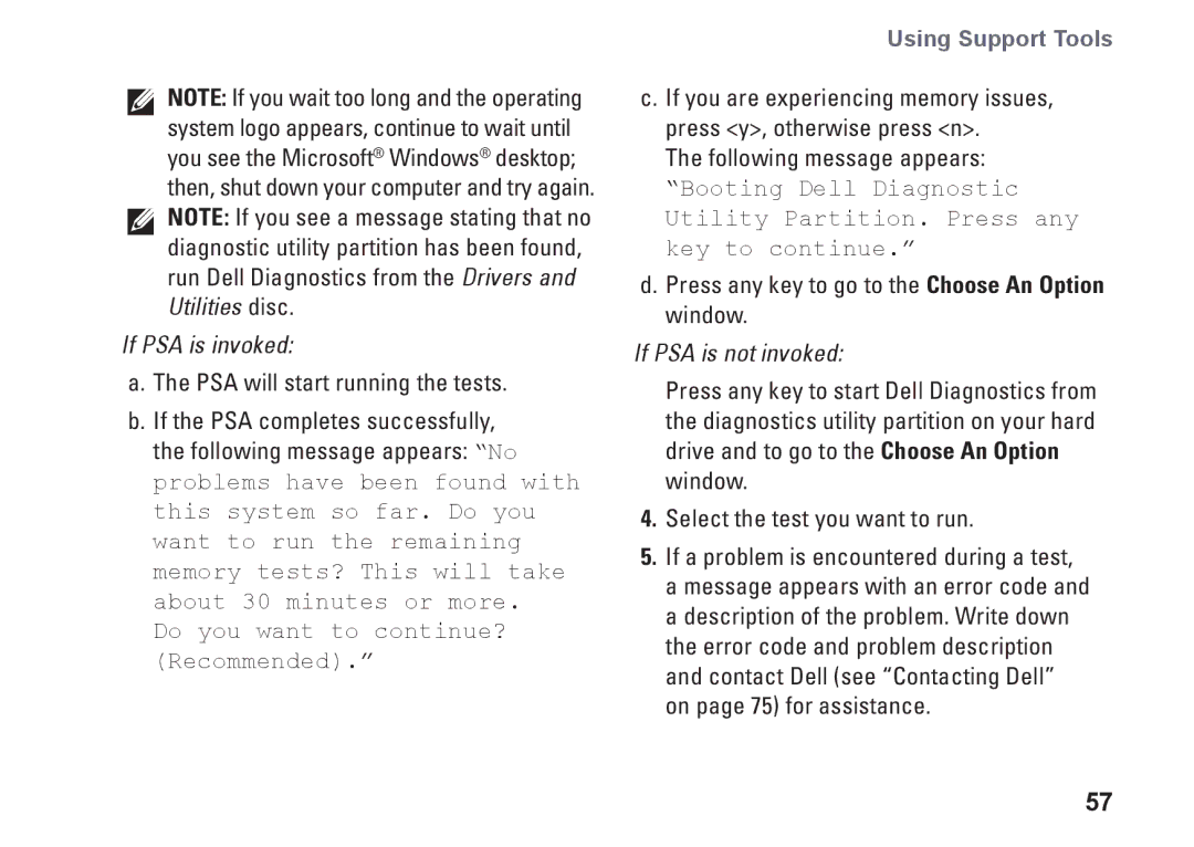 Dell W01C001, W01C002 setup guide Do you want to continue? Recommended 