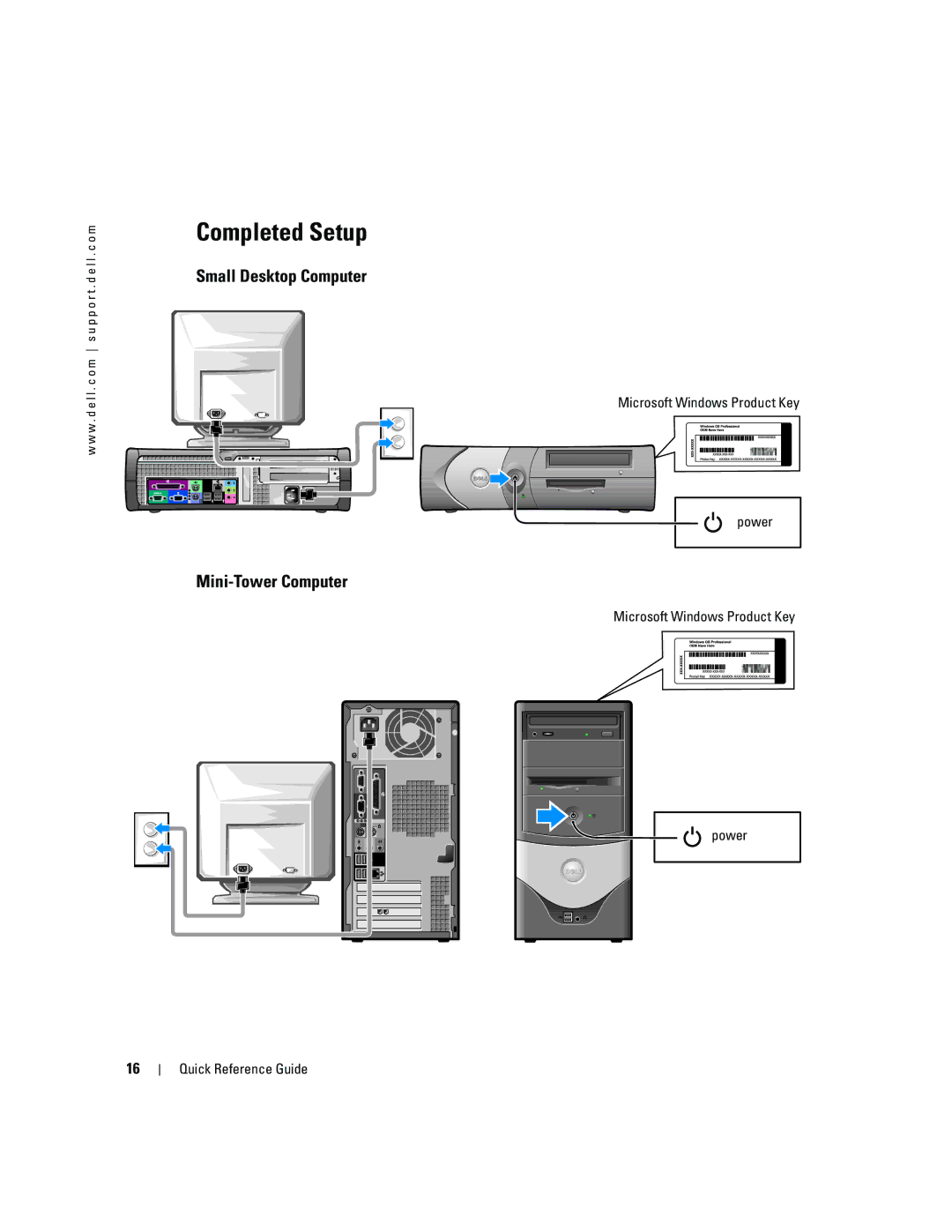 Dell W6987 manual Small Desktop Computer Mini 