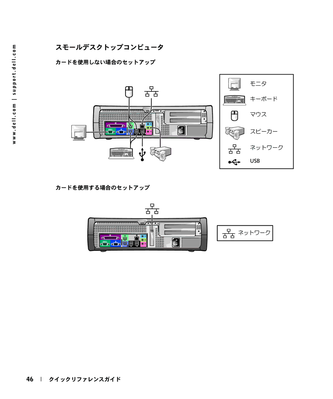 Dell W6987 manual スモールデスクトップコンピュータ 