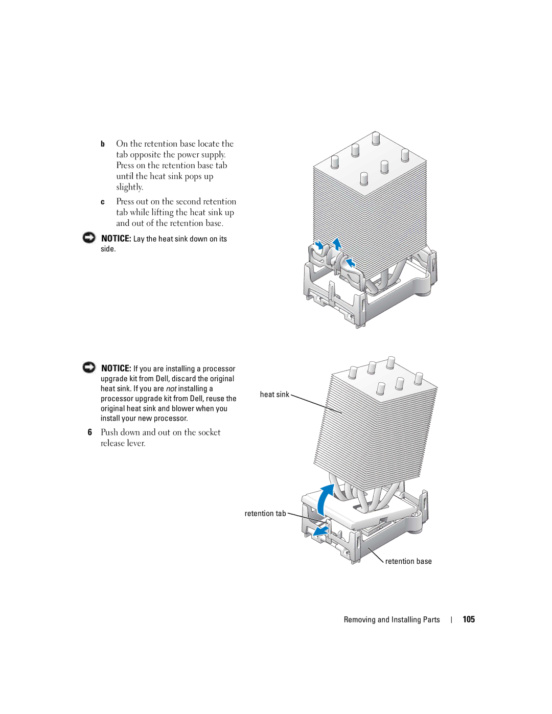 Dell U7021, WHL manual 105 