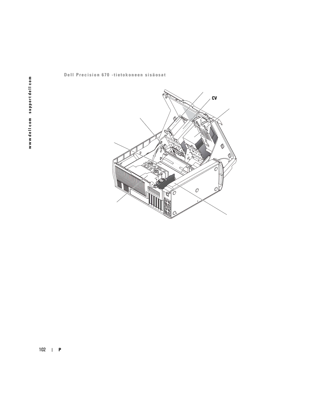 Dell WHL, WHM manual 102, Virtalähde 