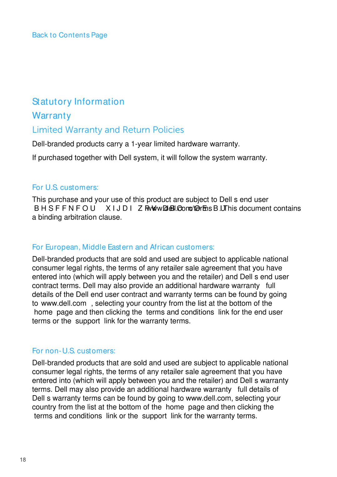 Dell WM713 manual Back to Contents 