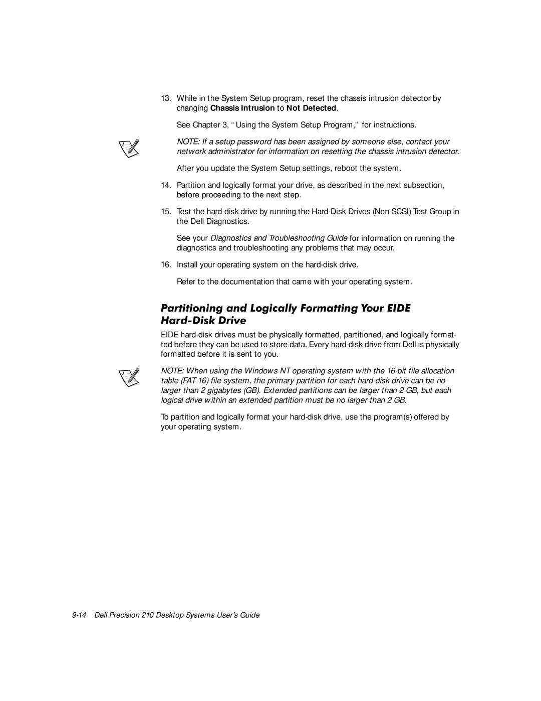 Dell WorkStation 210 manual Dell Precision 210 Desktop Systems User’s Guide 