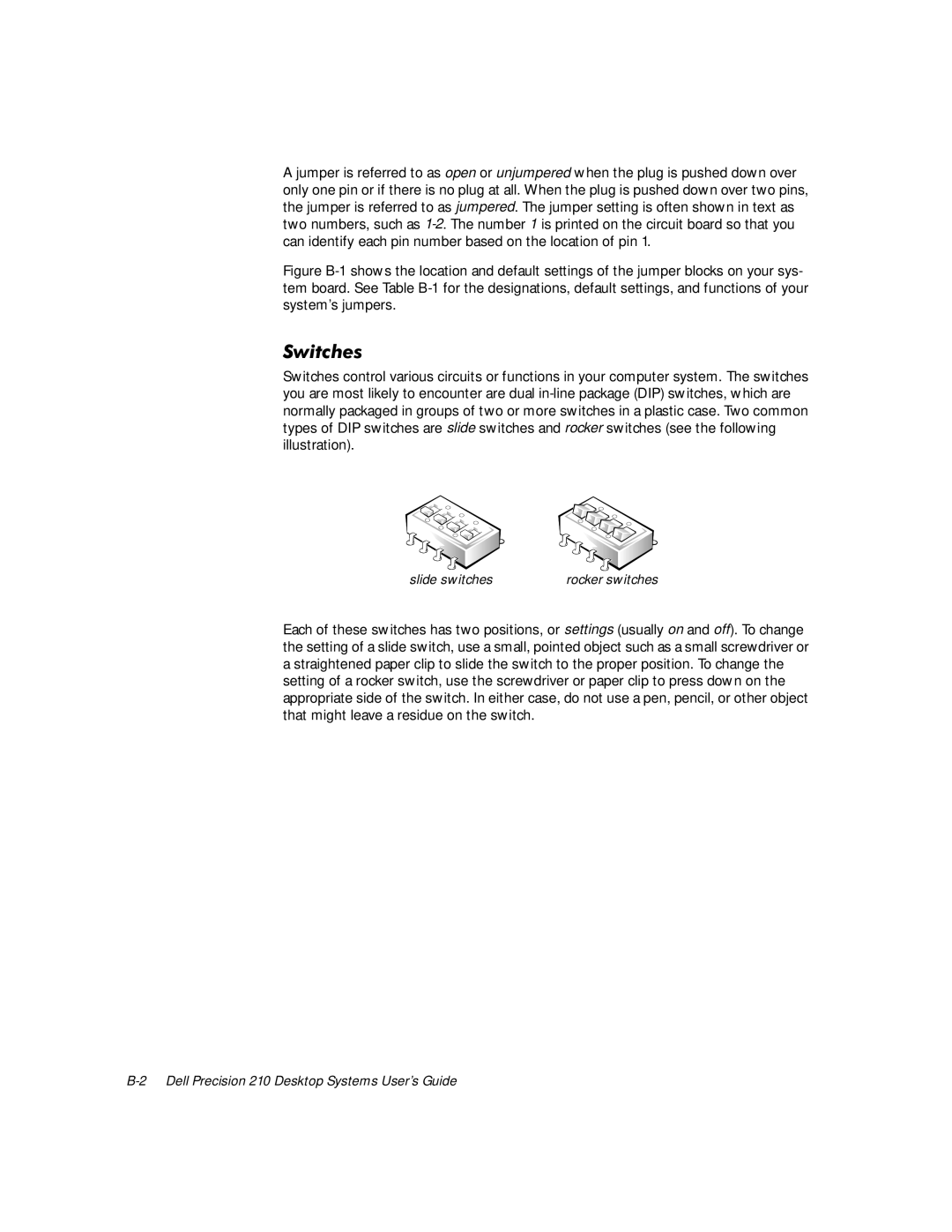 Dell WorkStation 210 manual 6ZLWFKHV 