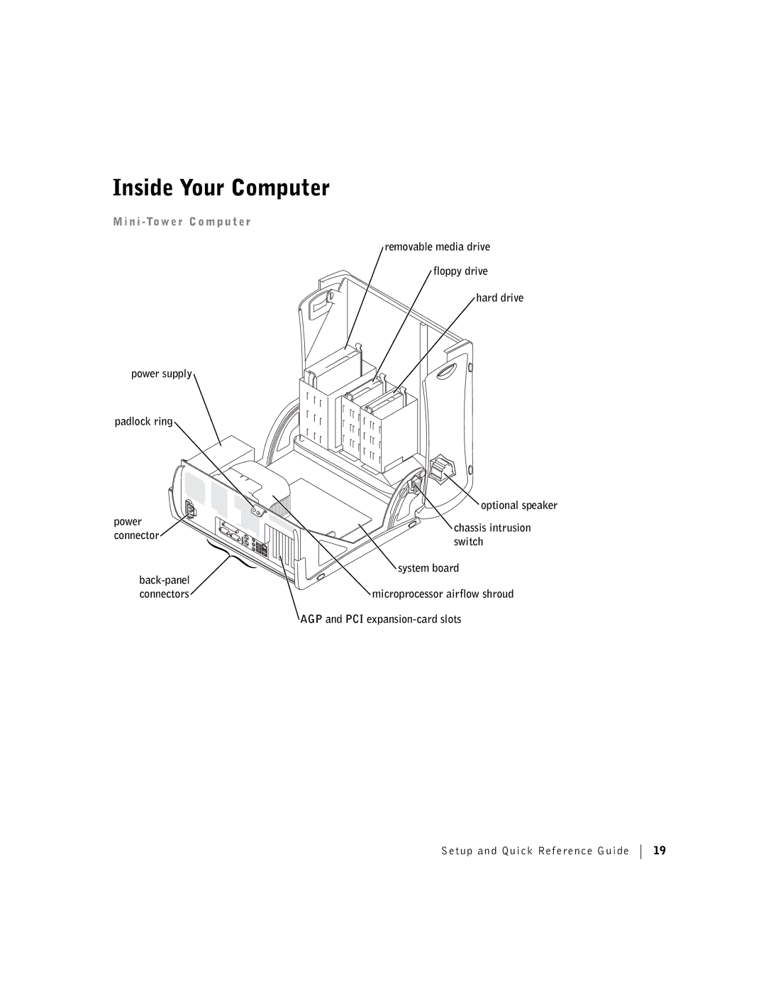 Dell Workstation 360 manual Inside Your Computer, N i -To w e r C o m p u t e r 