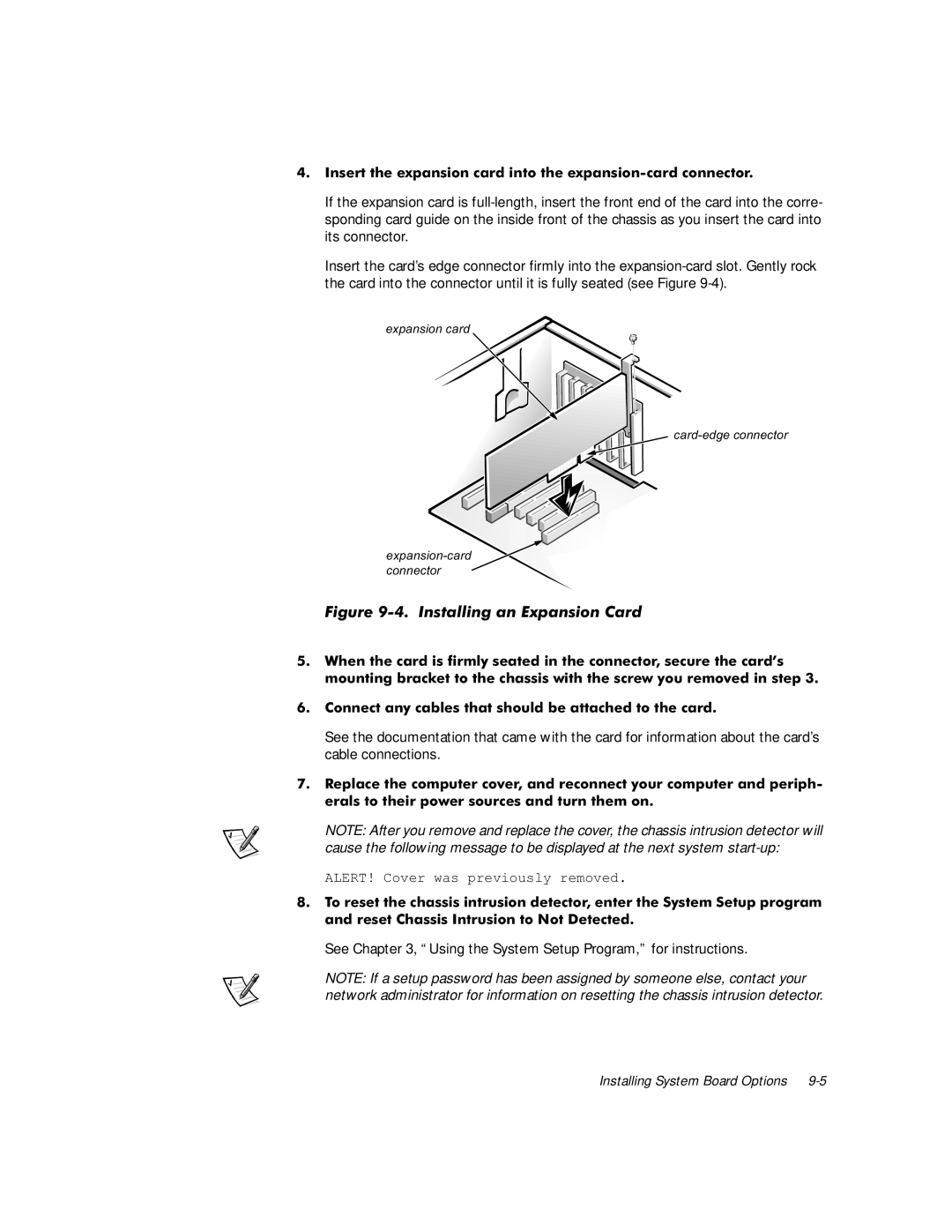 Dell WorkStation 410 manual Ljxuh,Qvwdoolqjdqsdqvlrq&Dug, Rqqhfwdq\Fdeohvwkdwvkrxogehdwwdfkhgwrwkhfdug 