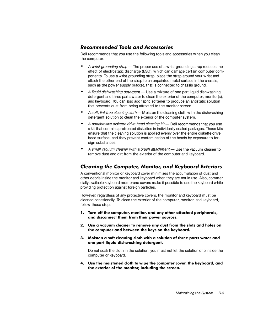 Dell WorkStation 410 manual 5HFRPPHQGHG7RROVDQG$FFHVVRULHV, Dqgglvfrqqhfwwkhpiurpwkhlusrzhuvrxufhv 