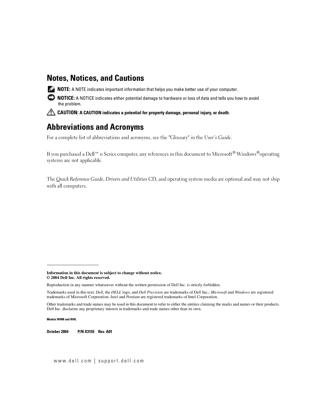 Dell Workstation 470 and Workstation 670 manual Abbreviations and Acronyms 