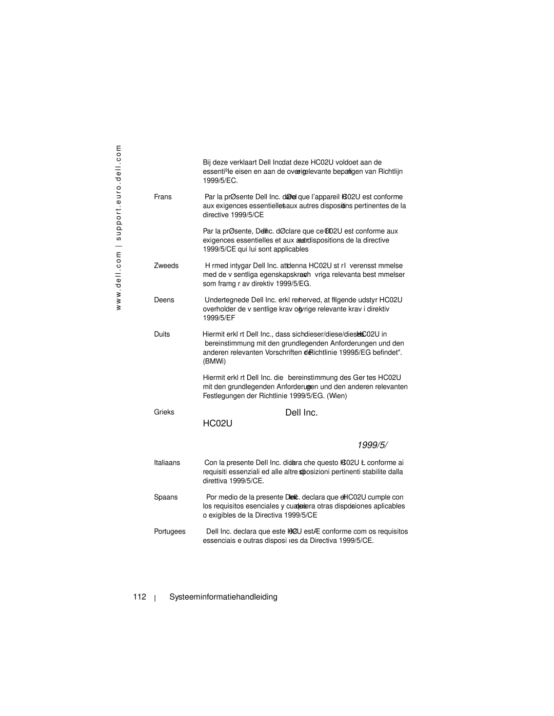 Dell X3 manual Systeeminformatiehandleiding, Frans 