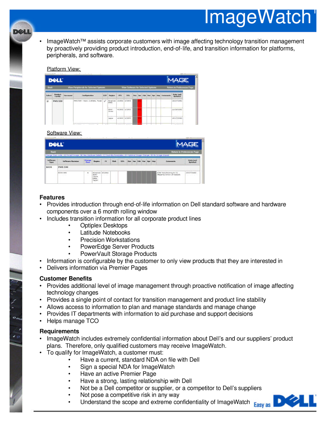 Dell X300 manual ImageWatch 