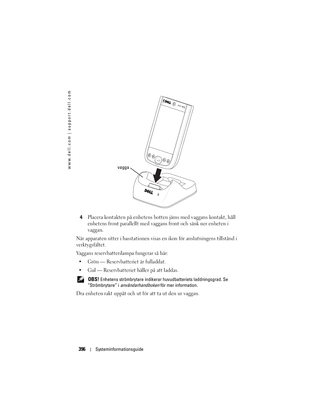 Dell X50 manual 396 