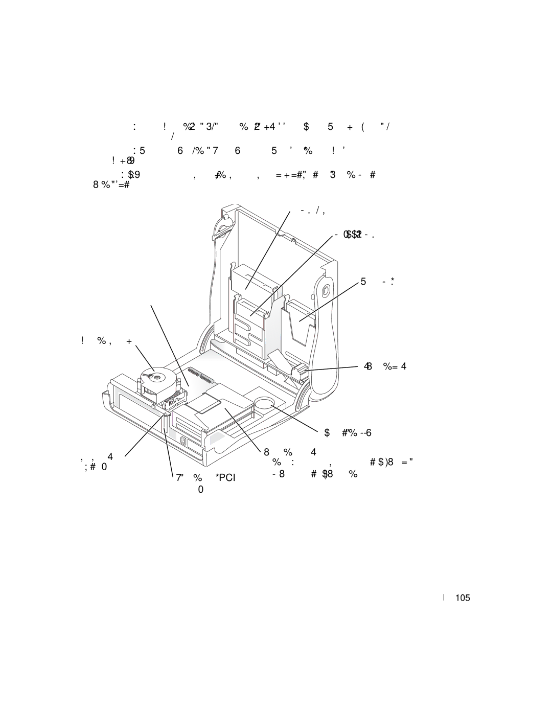 Dell X6740 manual 105 