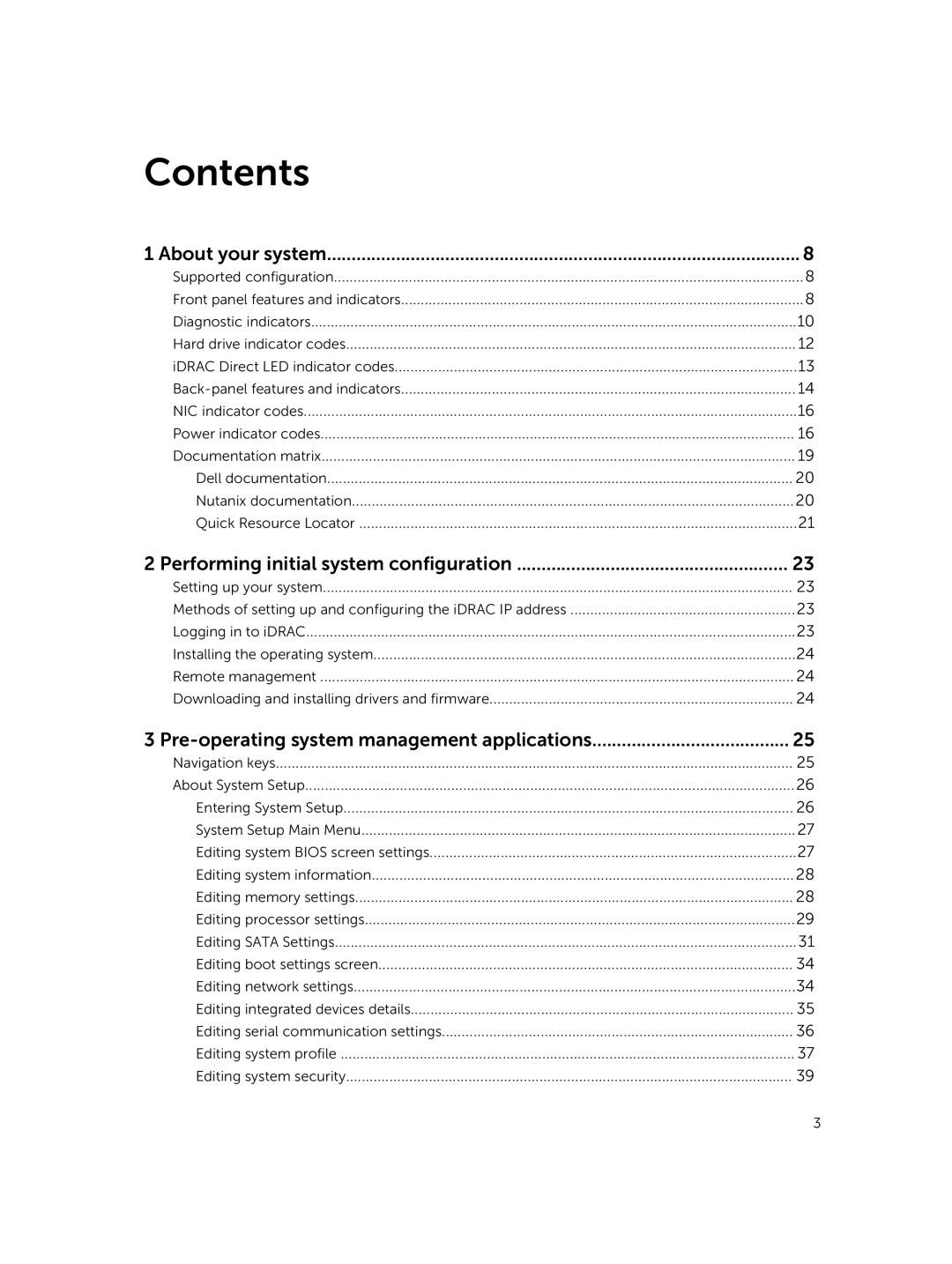 Dell XC730xd owner manual Contents 