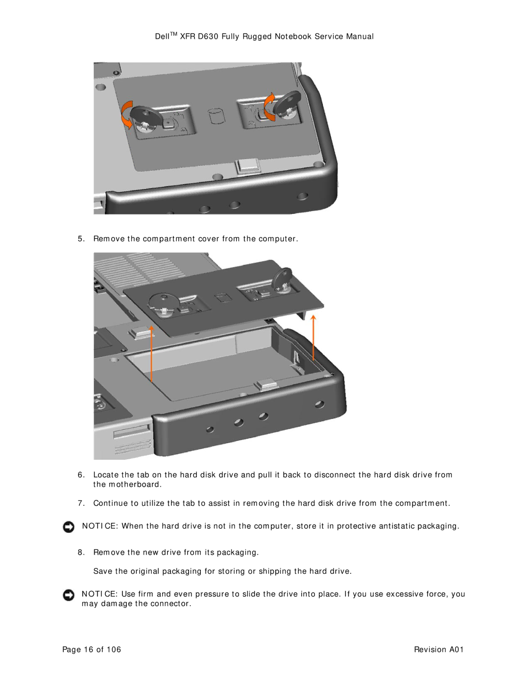 Dell XFR D630 service manual Revision A01 