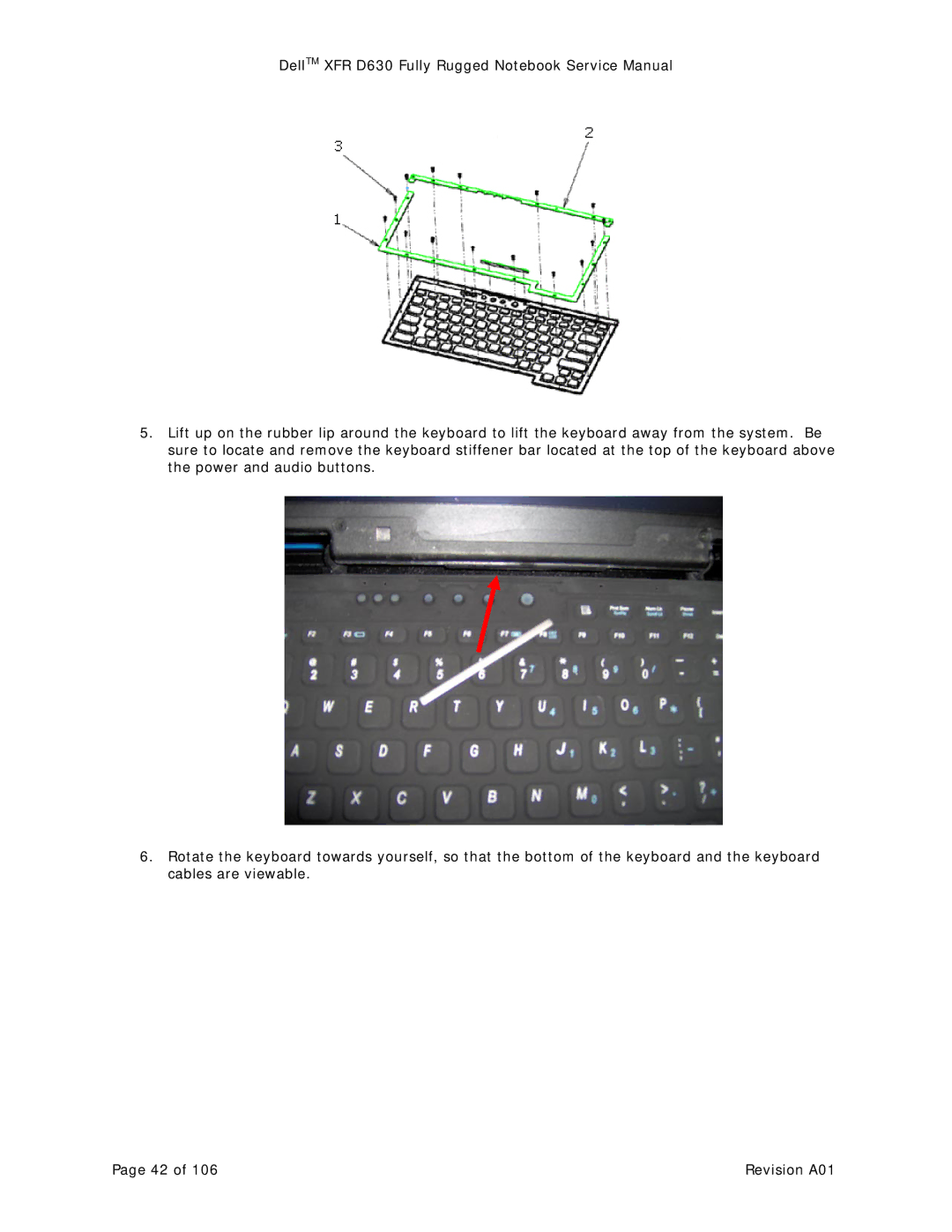 Dell XFR D630 service manual Revision A01 