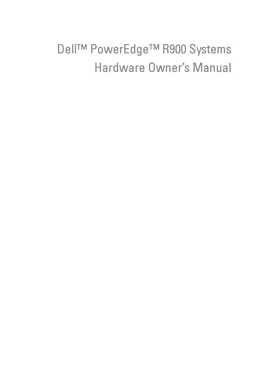 Dell XK946 manual 