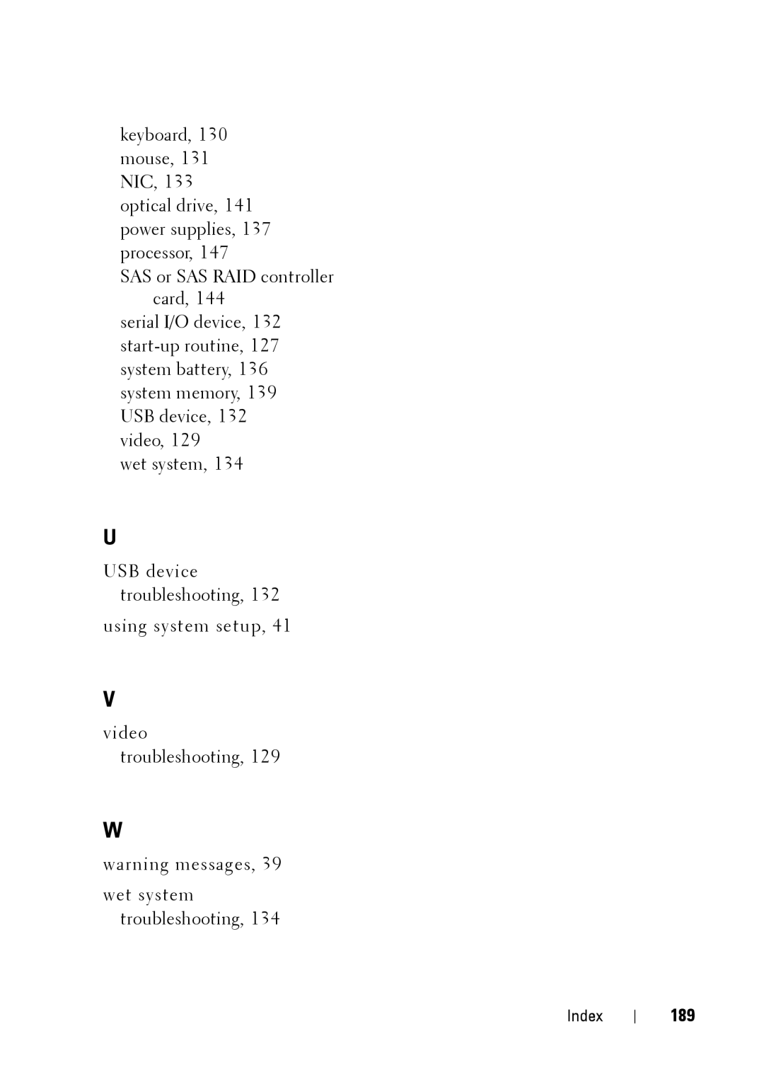 Dell XK946 manual 189 