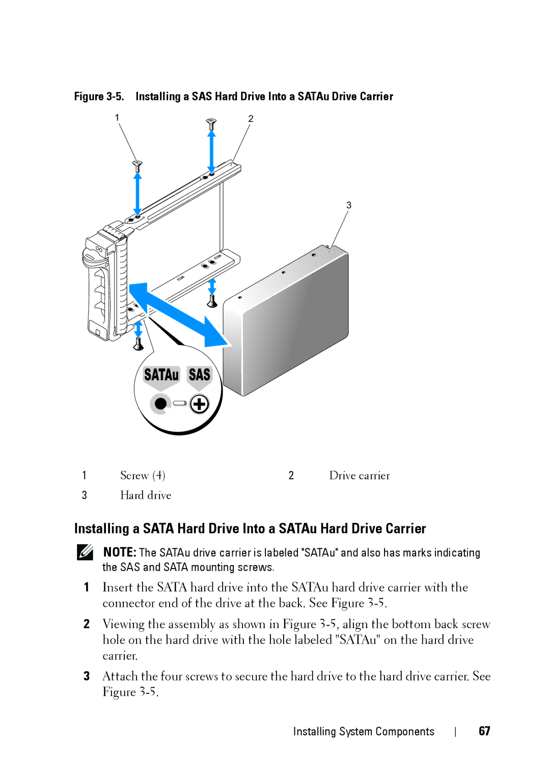 Dell XK946 manual SATAu SAS 