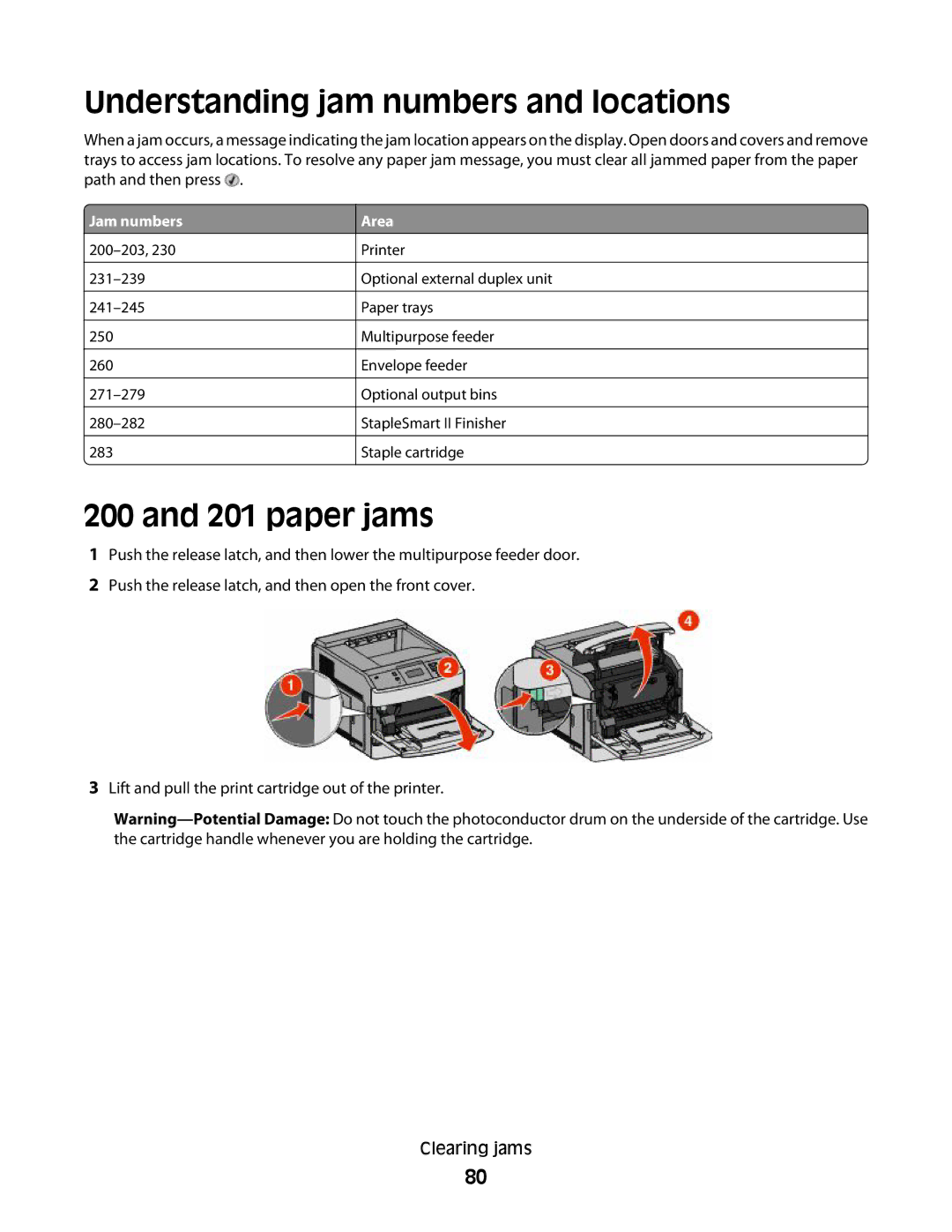 Dell gm1, xn2, n01, n03, mn1, md1, gd2, n02, dn1, 5530, gd1, dn3, dn2, d03, 4864 Understanding jam numbers and locations, paper jams 