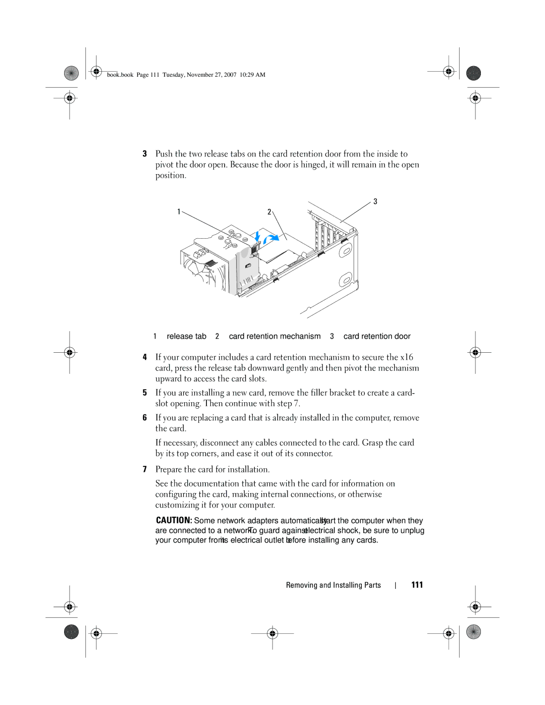 Dell XPS 420 owner manual 111 