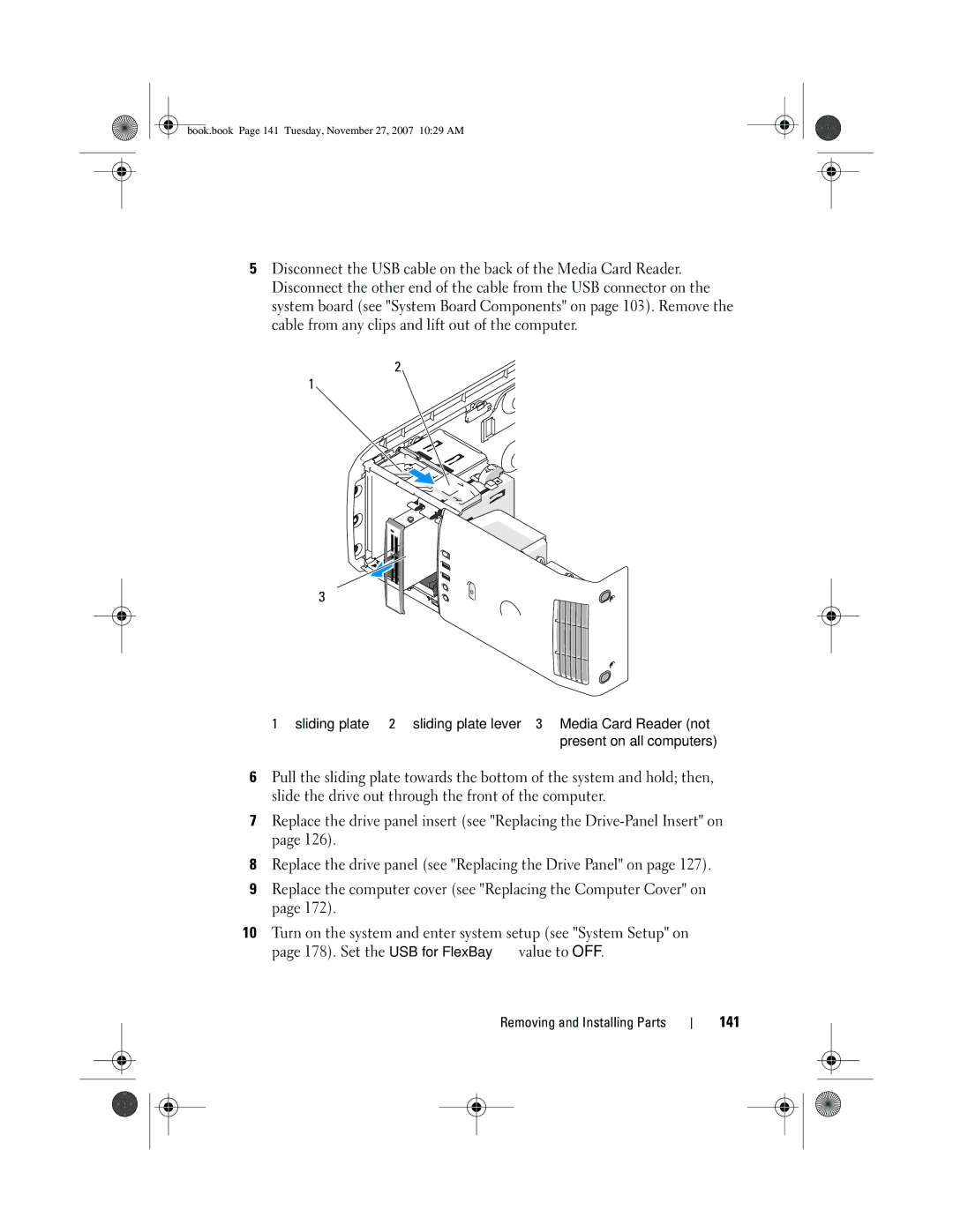 Dell XPS 420 owner manual 141 