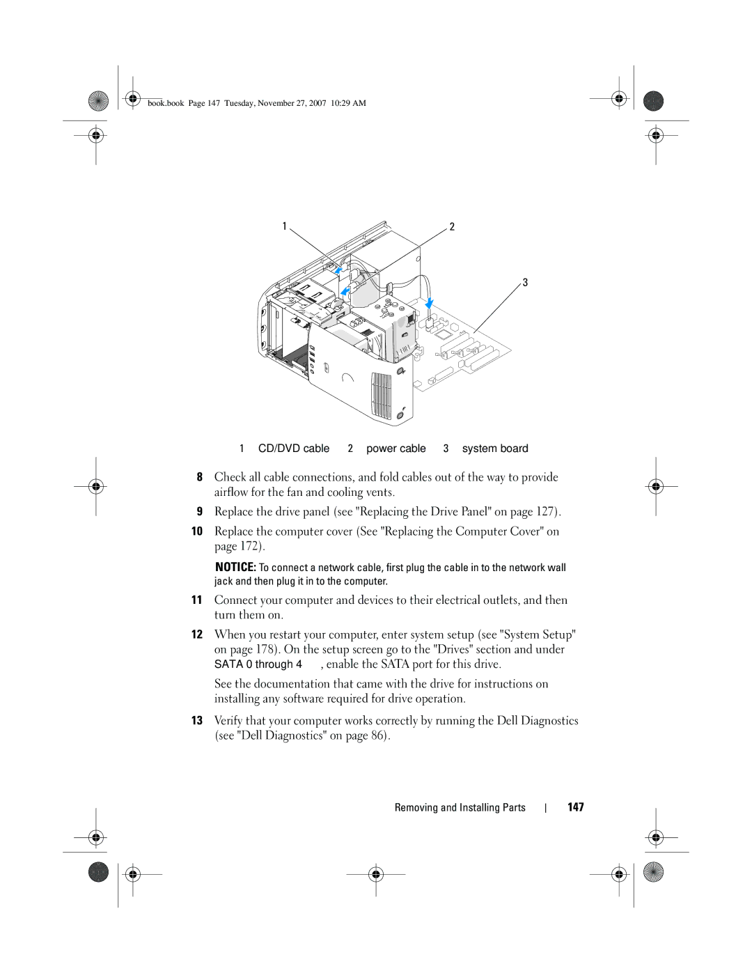 Dell XPS 420 owner manual 147 