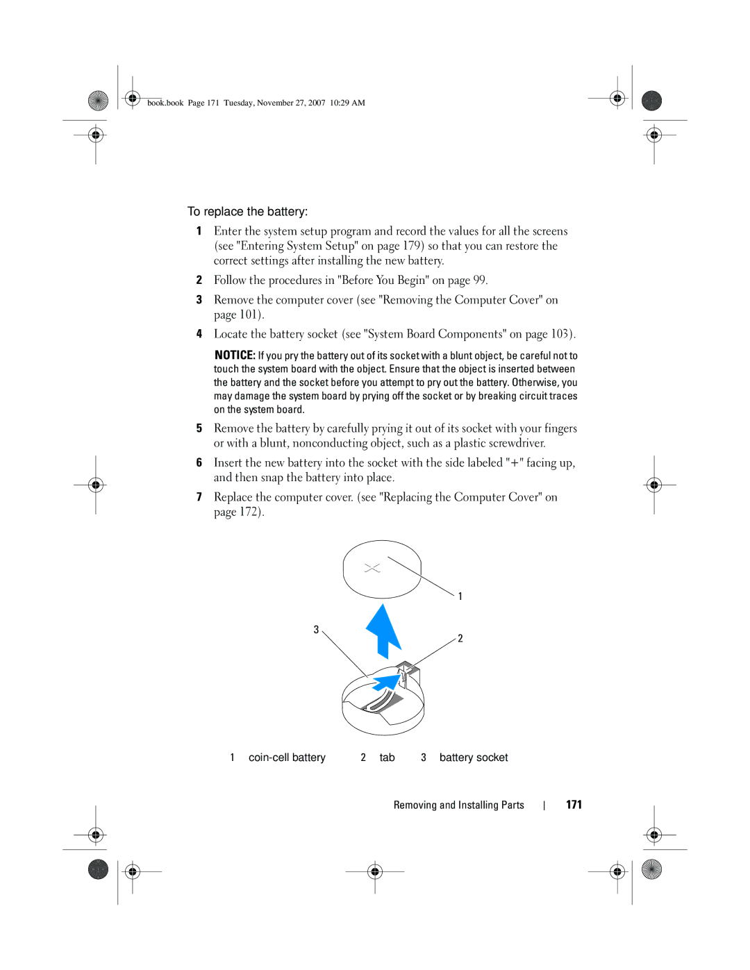 Dell XPS 420 owner manual 171 