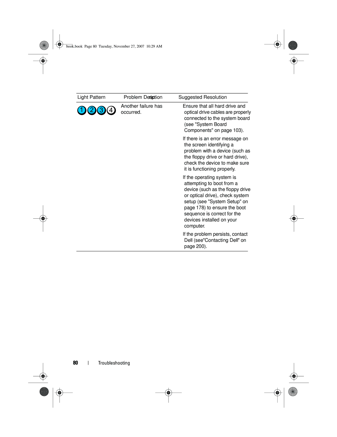 Dell XPS 420 owner manual See System Board 