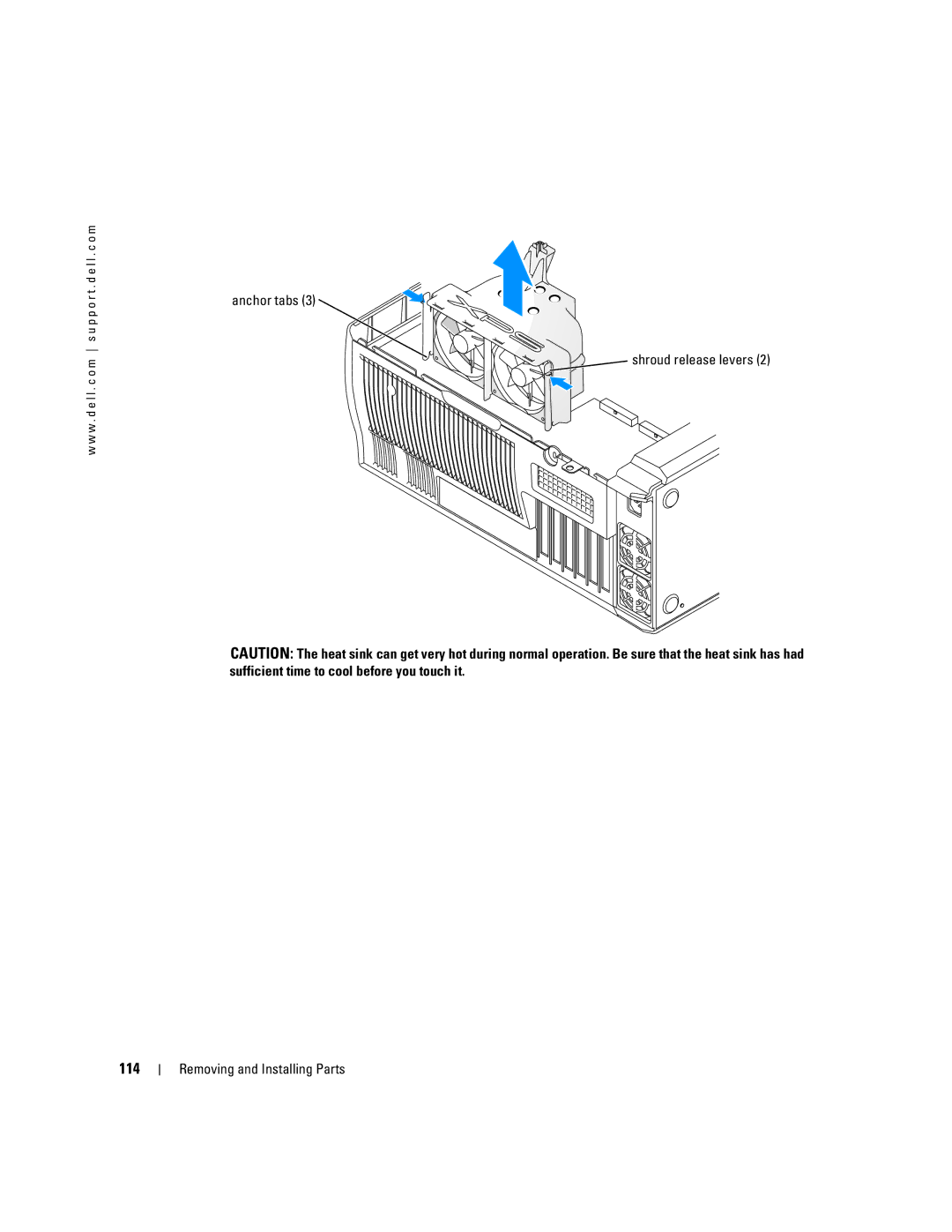 Dell XPS 600 owner manual 114 