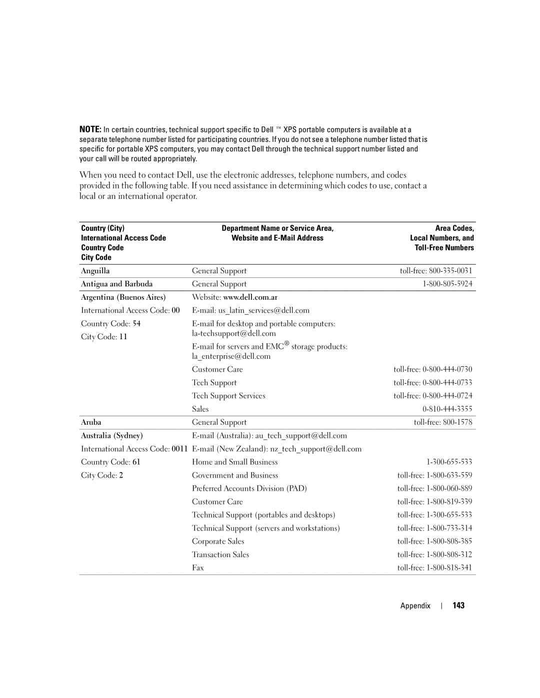 Dell XPS 600 owner manual 143 