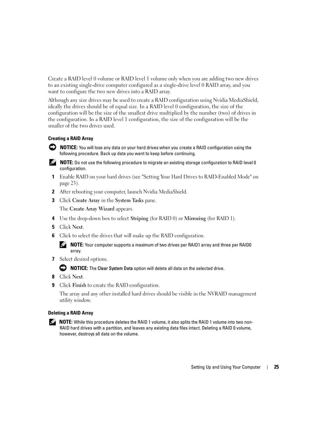 Dell XPS 600 owner manual Setting Up and Using Your Computer 