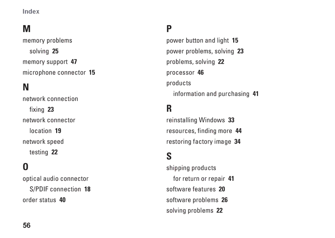 Dell XPS 625 manual Network connection 