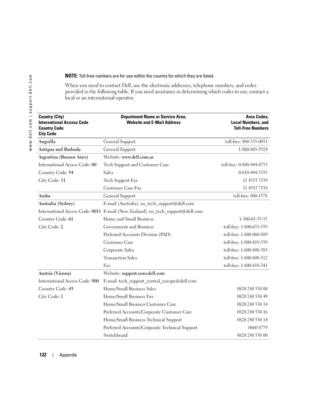 Dell XPS GEN 3 manual 122 