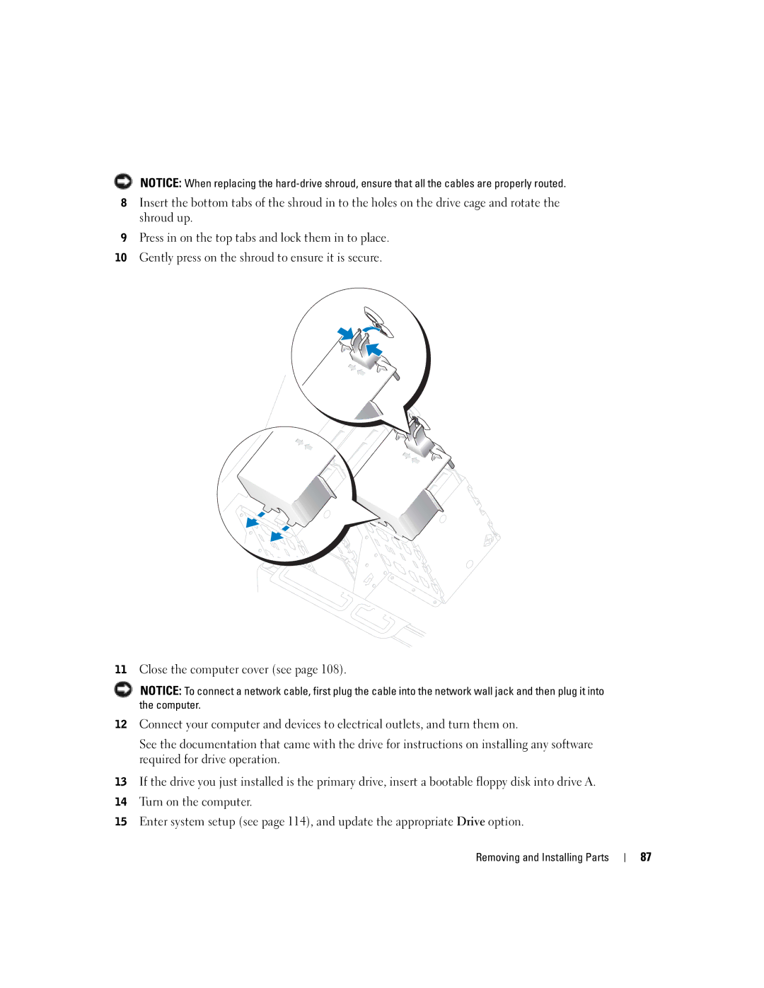 Dell XPS GEN 3 manual Removing and Installing Parts 