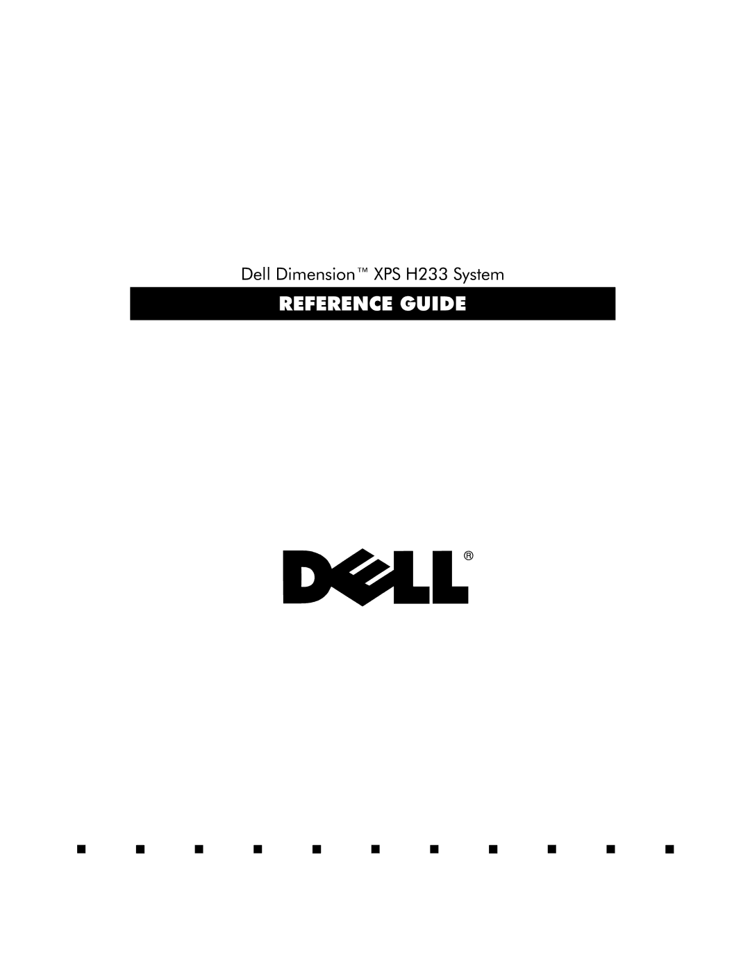 Dell XPS H233 manual 551&*8 