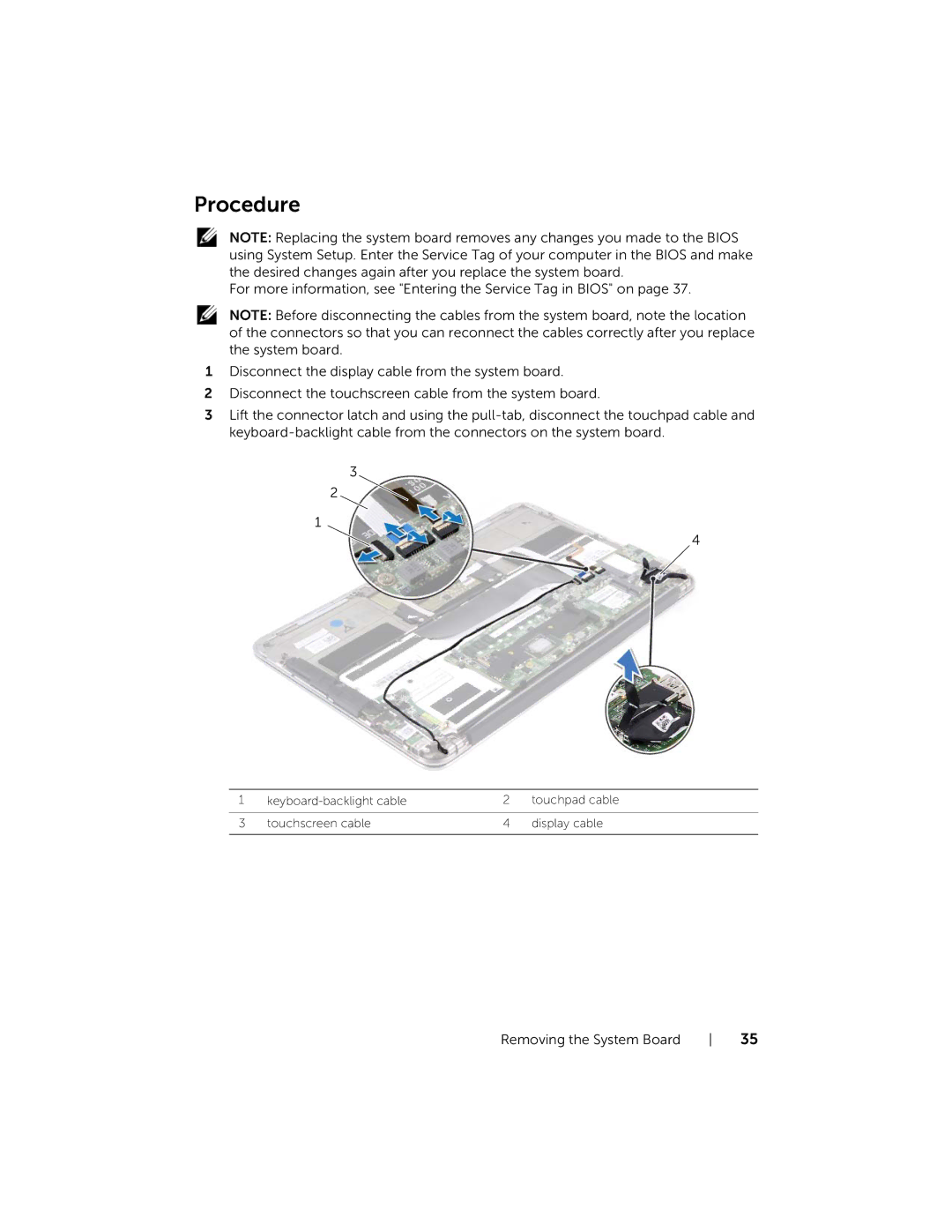 Dell XPS13-4040SLV owner manual Procedure 