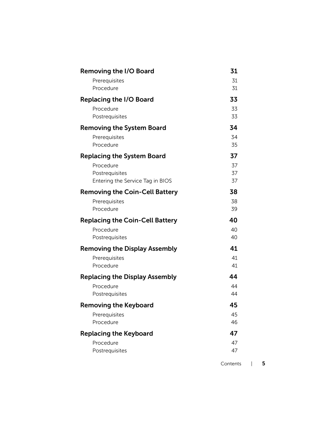 Dell XPS13-4040SLV owner manual Removing the I/O Board 