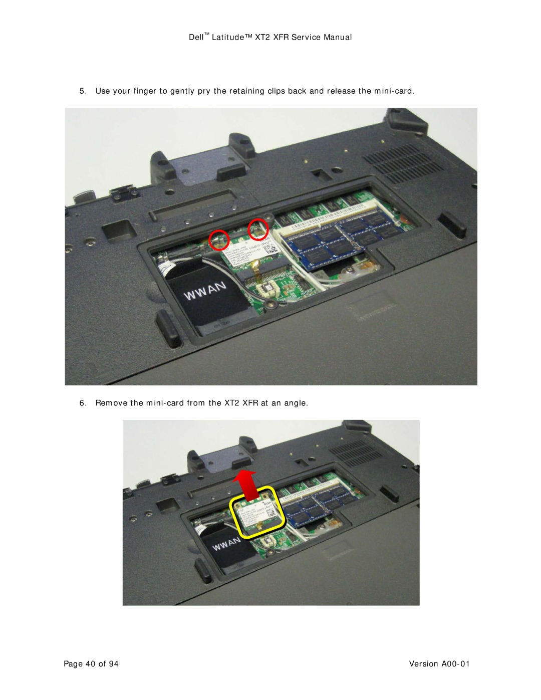 Dell XT2 XFR service manual Version A00-01 