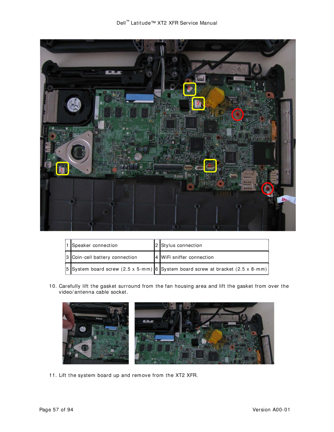 Dell XT2 XFR service manual Version A00-01 