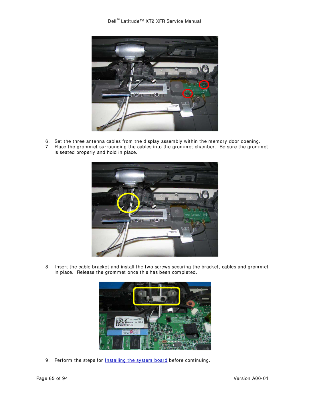 Dell XT2 XFR service manual Version A00-01 